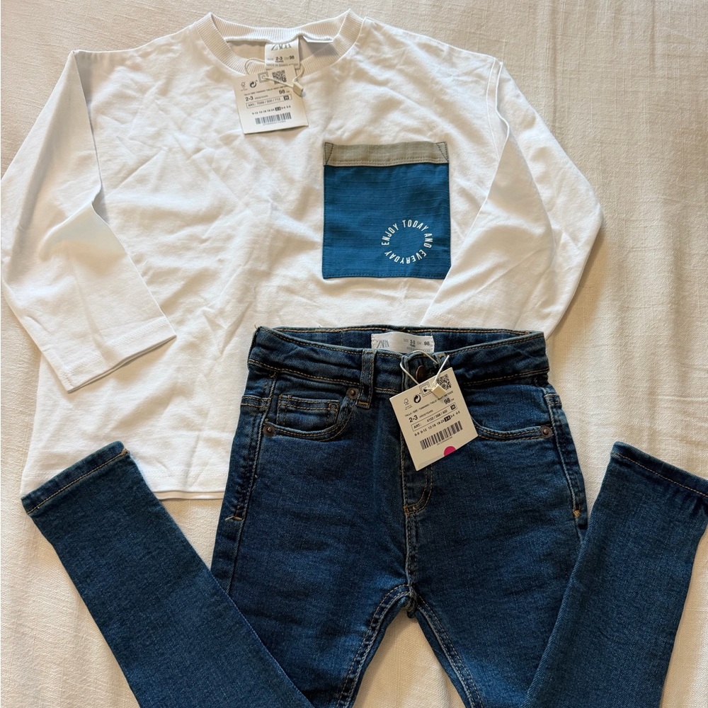 Zara outfit boys size 2-3 brand new with tags